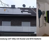 Duisburg Photovoltaikanlage mit Speicher