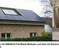 Krefeld 7,8 kWp Anlage mit WINAICO Modulen und LG Home 8 Speichersyste