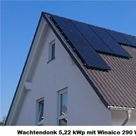 Wachtendonk 5,22 kWp Anlage mit Winaico Full-Black Modulen
